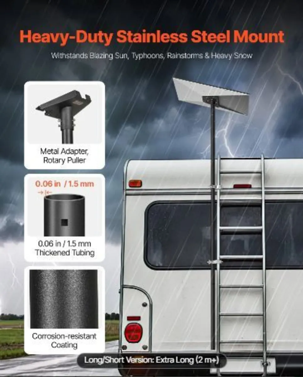 Starlink RV Ladder Mount, 360°Adjustable - Image 2