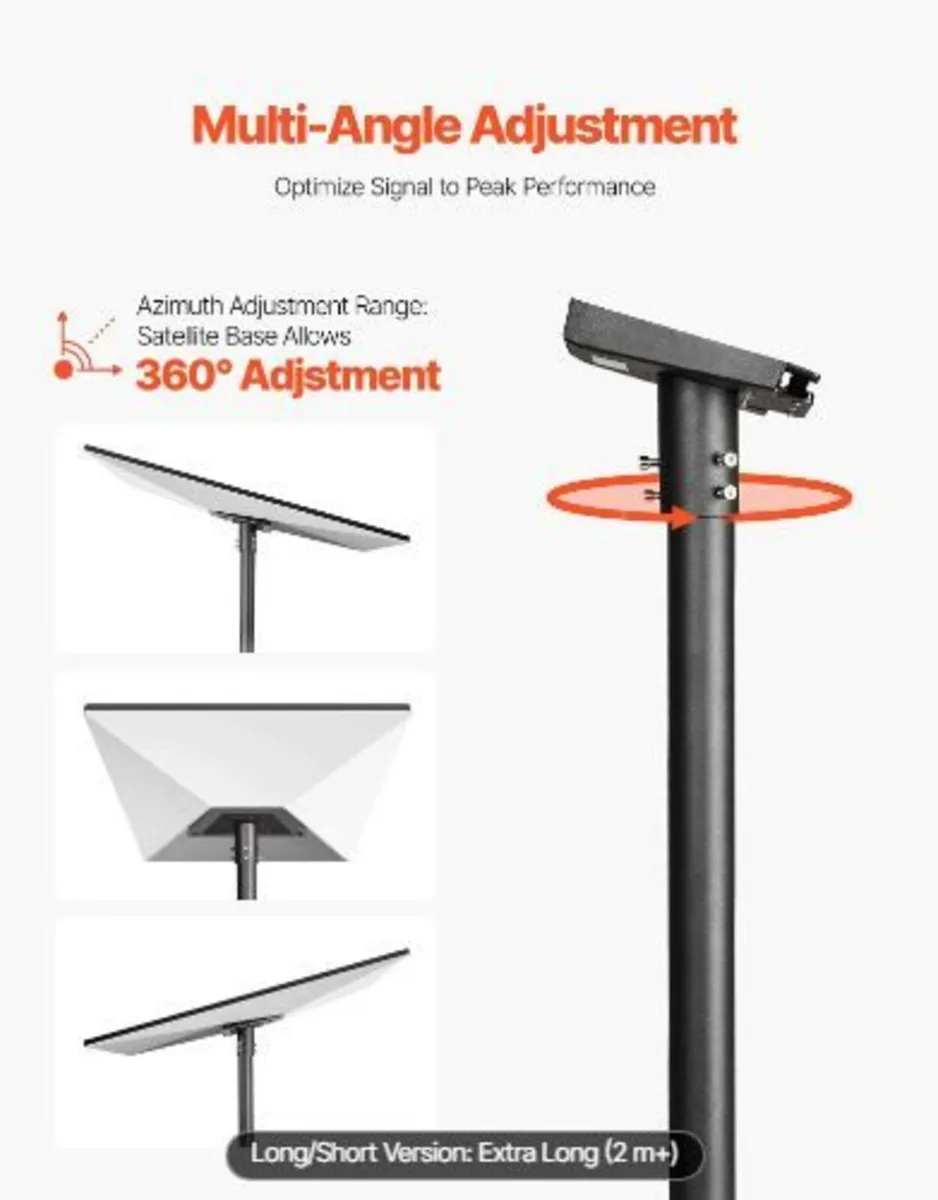 Starlink RV Ladder Mount, 360°Adjustable - Image 4