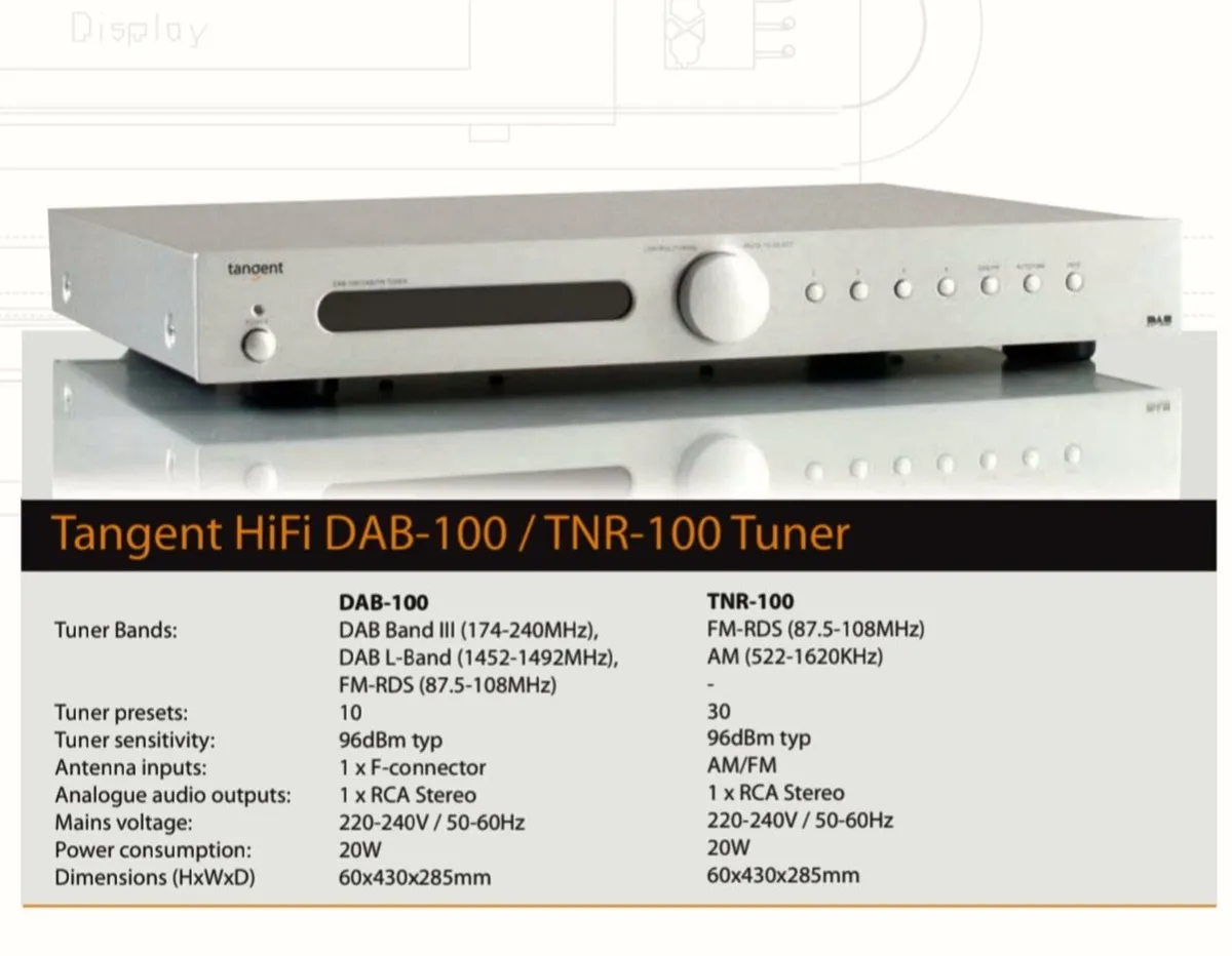 STEREO  DAB radio tuner Hi-Fi class. - Image 2