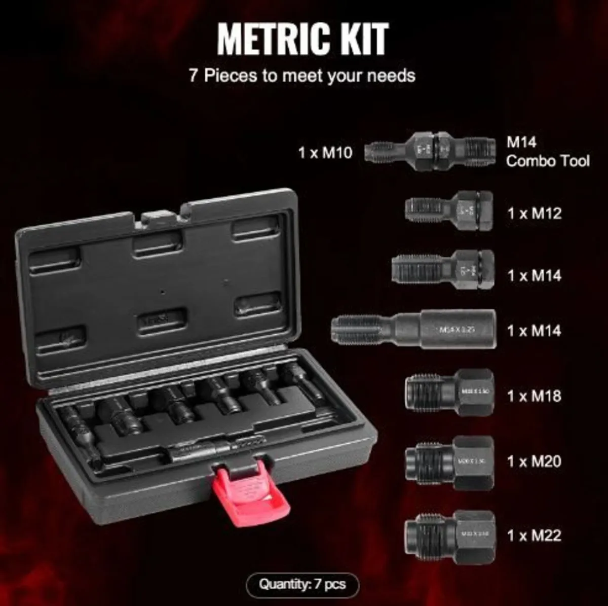 7-Piece Thread Chaser Set - Image 2