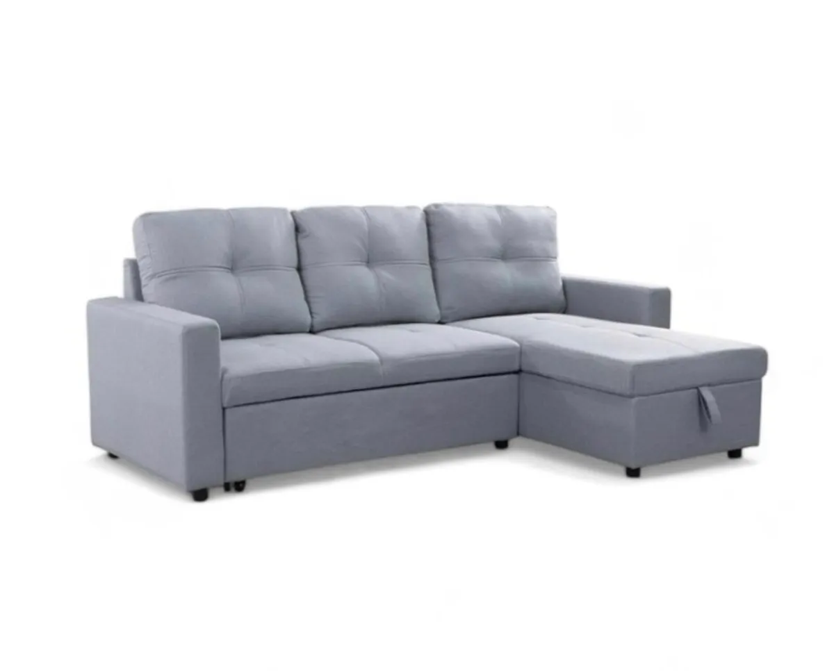 Premium L Shape Corner Sofa Bed | Storage Included - Image 3
