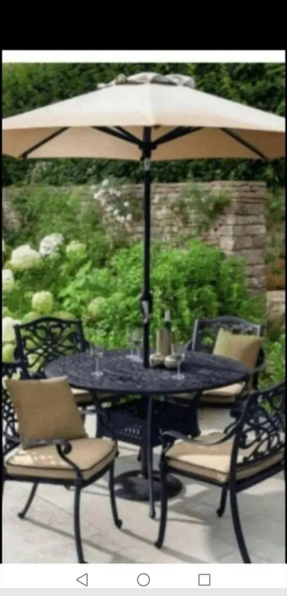*CLEARANCE*Brand New Hartman 4 Seat Cast Alum Set - Image 1