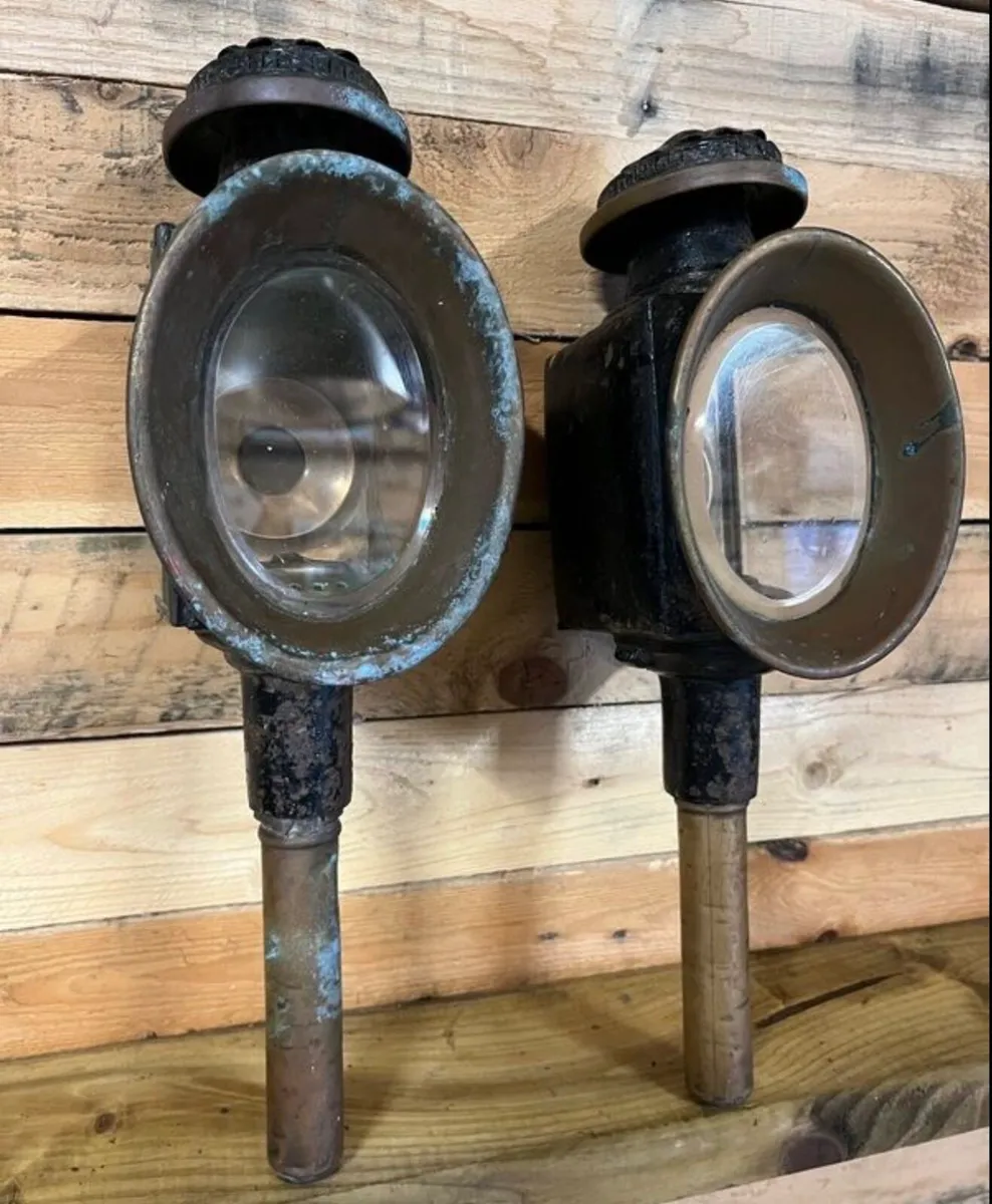 Antique coach lamps - Image 1