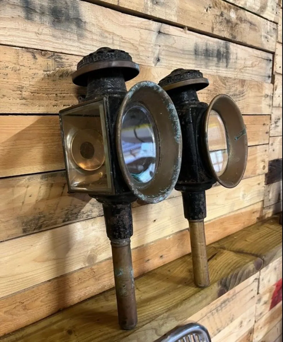 Antique coach lamps - Image 2