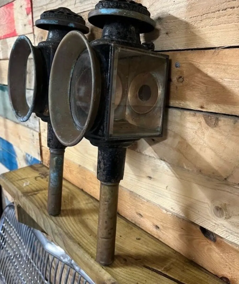 Antique coach lamps - Image 4