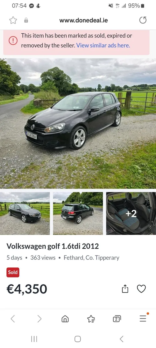 2012 vw golf 1m6 bluemotion - Image 4