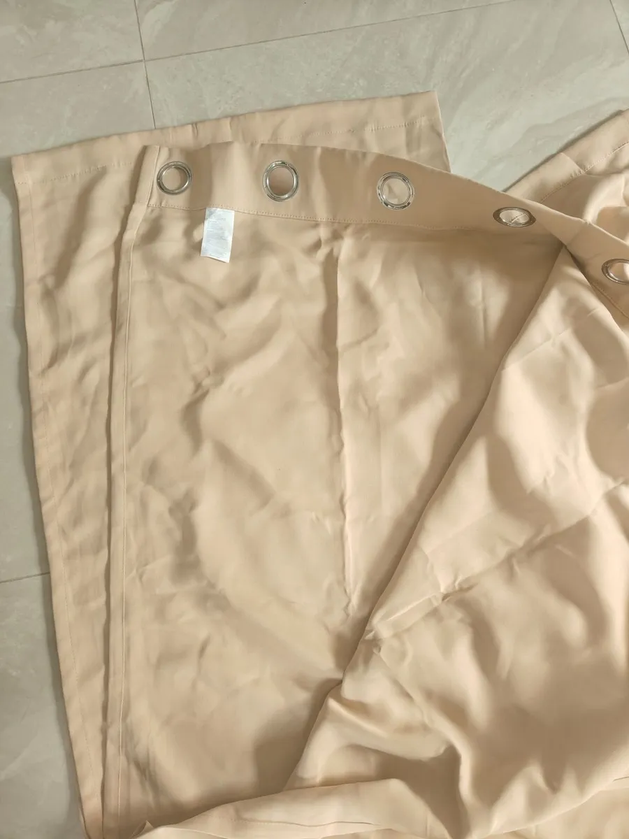Beige Blackout Curtains - Image 2