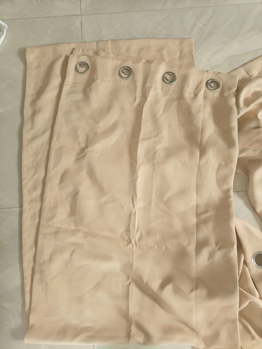 Beige Blackout Curtains - Image 3