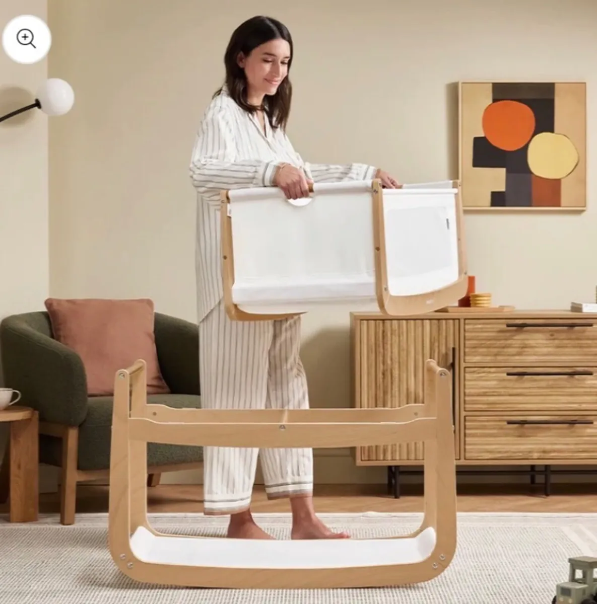 Snuzpod next to me bedside  baby crib bassinet - Image 2