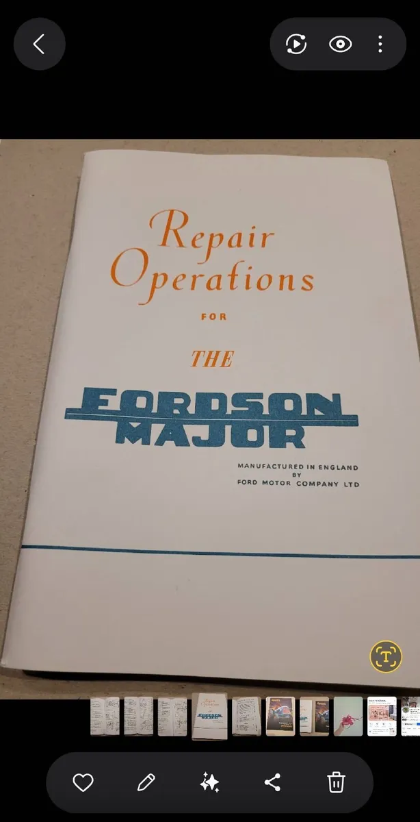 FORD FORDSON MAJOR Service Manual - Image 2