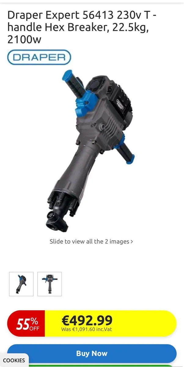 Draper expert T handle hex breaker - Image 1