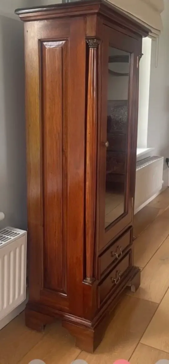 Mahogany display cabinet - Image 4