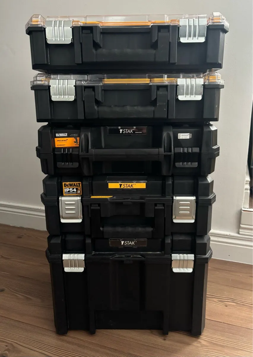 Dewalt Tstak 2.0 Storage Bundle (5 boxes) IP54 - Image 2