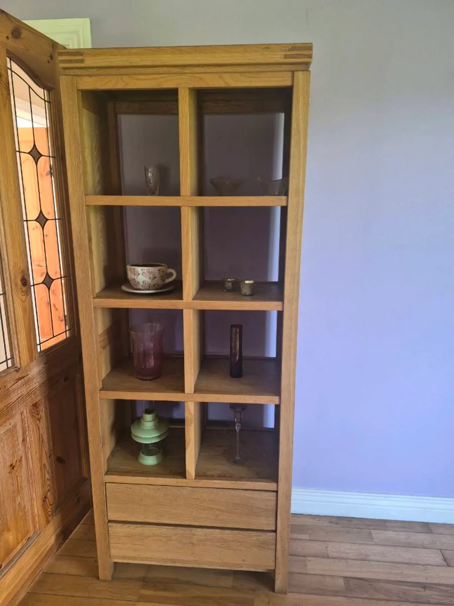 Oak Kitchen Table and Oak Unit - Image 4