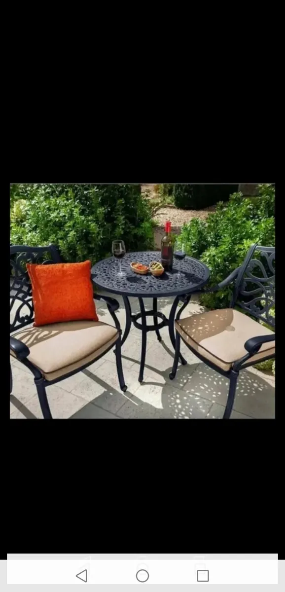 *CLEARANCE*Brand New Hartman Cast Alum  Bistro Set