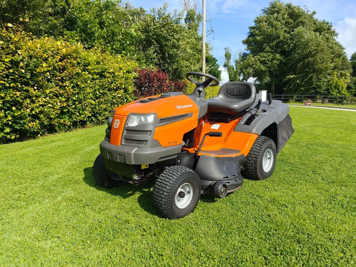 Husqvarna TC138 Ride-On Lawn Tractor – Immaculate - Image 3