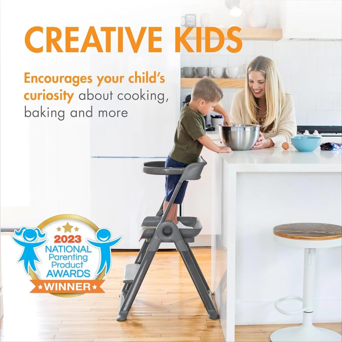 Boon Pivot Toddler Tower Folding Step Stool - Image 4