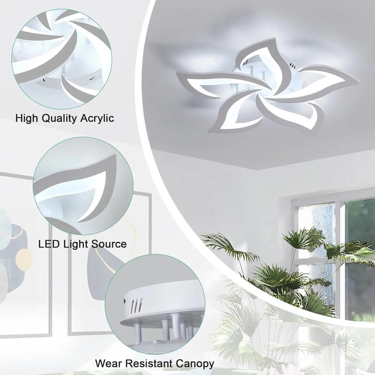 Dorlink LED Ceiling Light 60W 5400lm Modern Design - Image 3