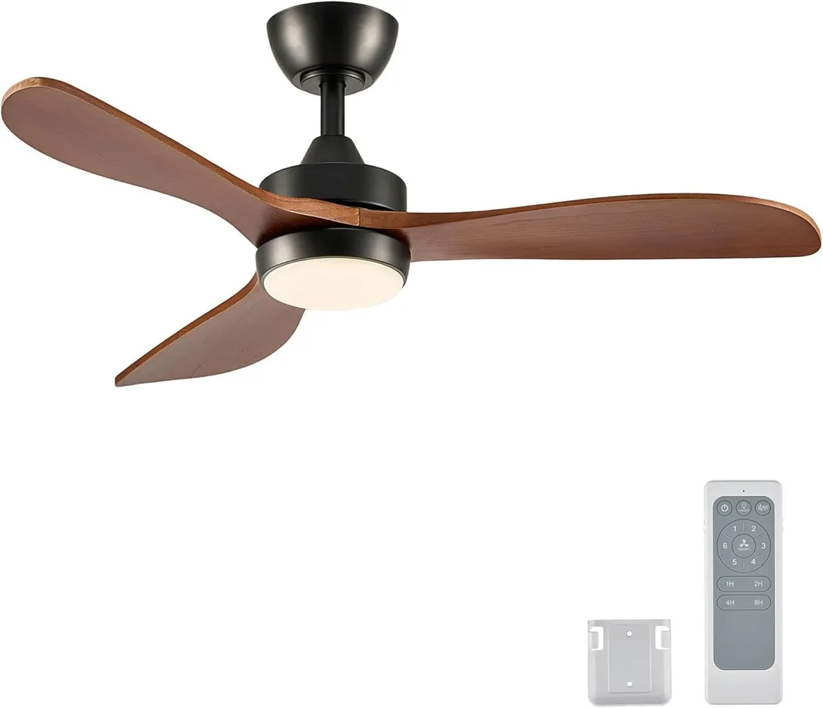 Ceiling Fan with Light Remote Control 36" 42 - Image 1