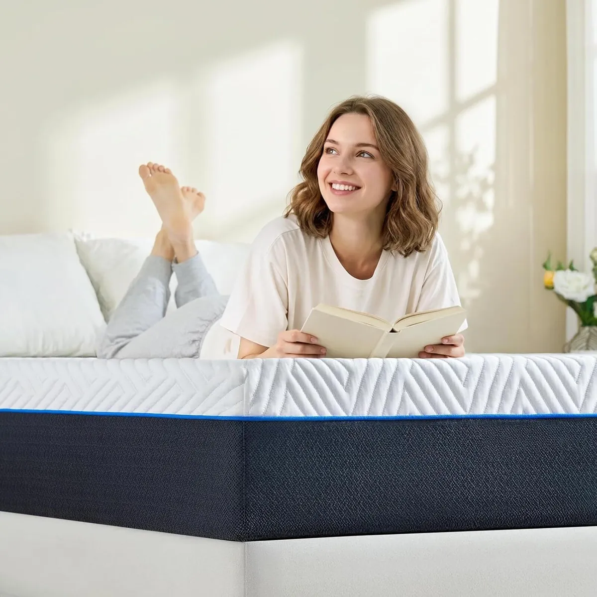 Memory Foam Mattress 90x190x16CM — Medium Firm - Image 2