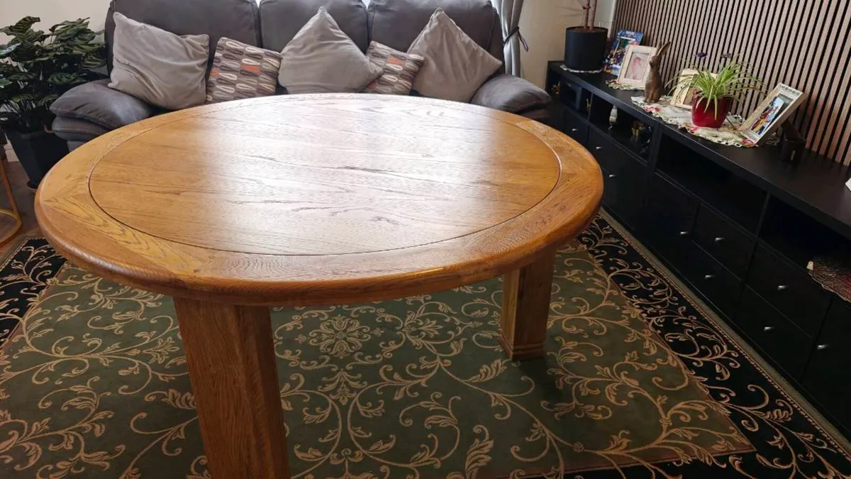 Dining Table Oak - Image 2