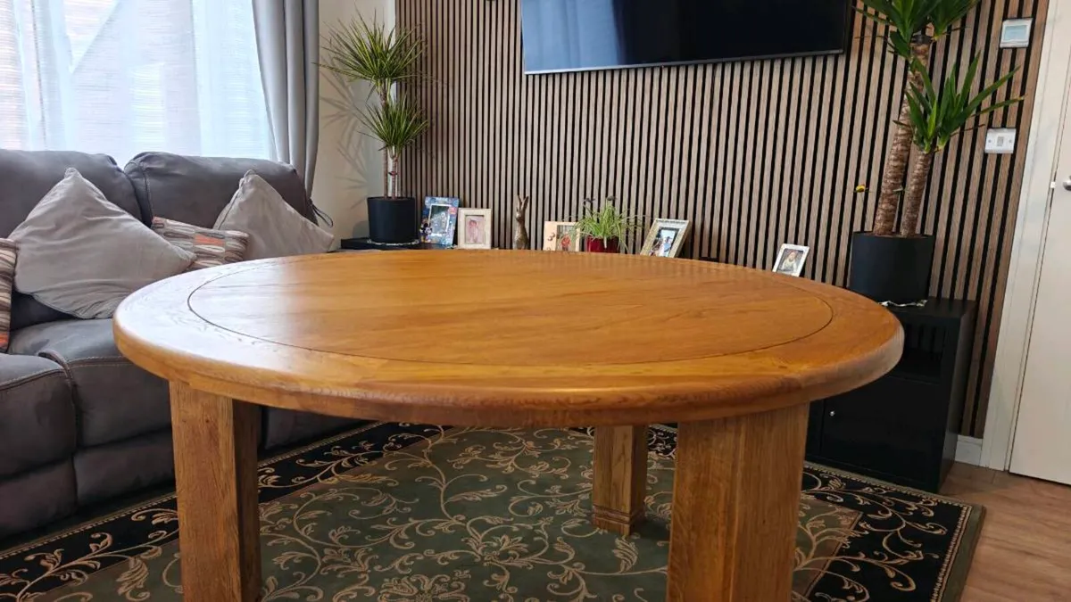 Dining Table Oak - Image 3