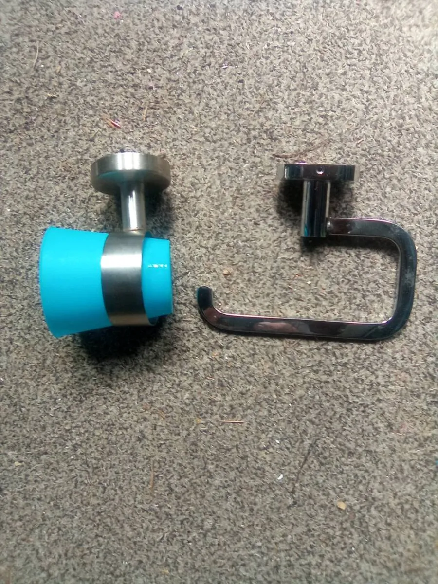 TOILET.  ROLL. HOLDER. AND. GLASS. HOLDER - Image 1