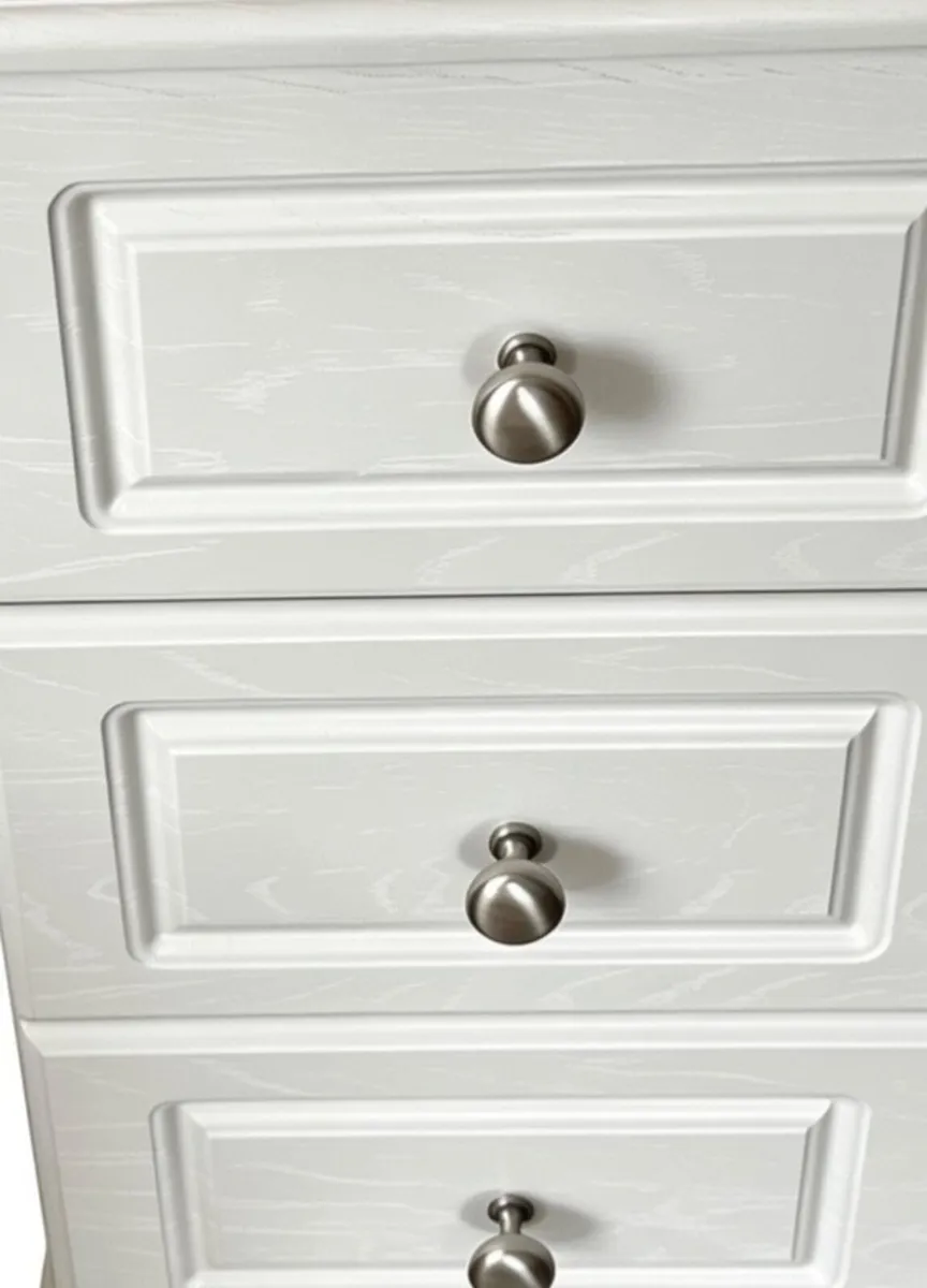 Locker: Bedside Locker: Light Grey: Like New - Image 3