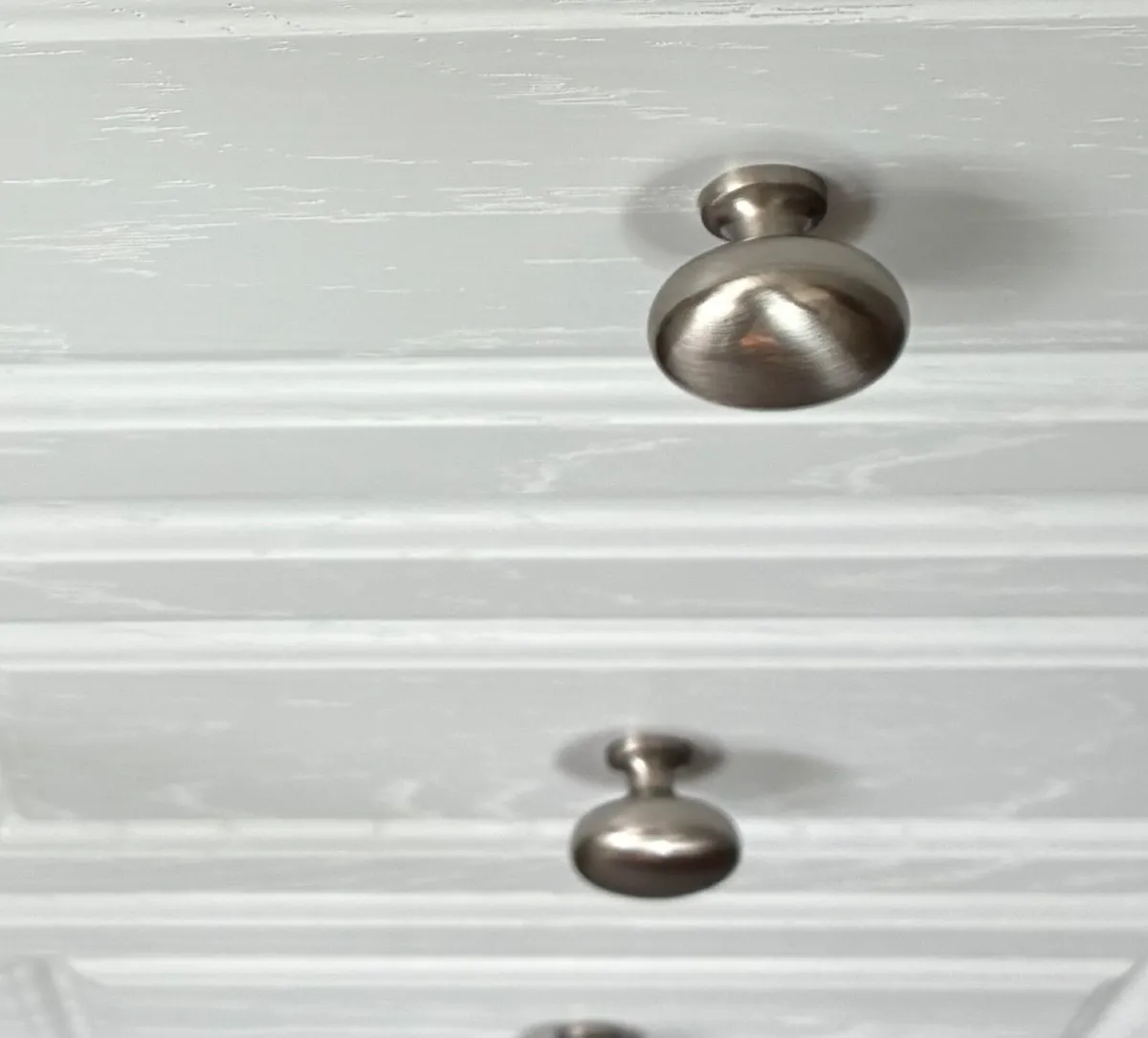 Locker: Bedside Locker: Light Grey: Like New - Image 4
