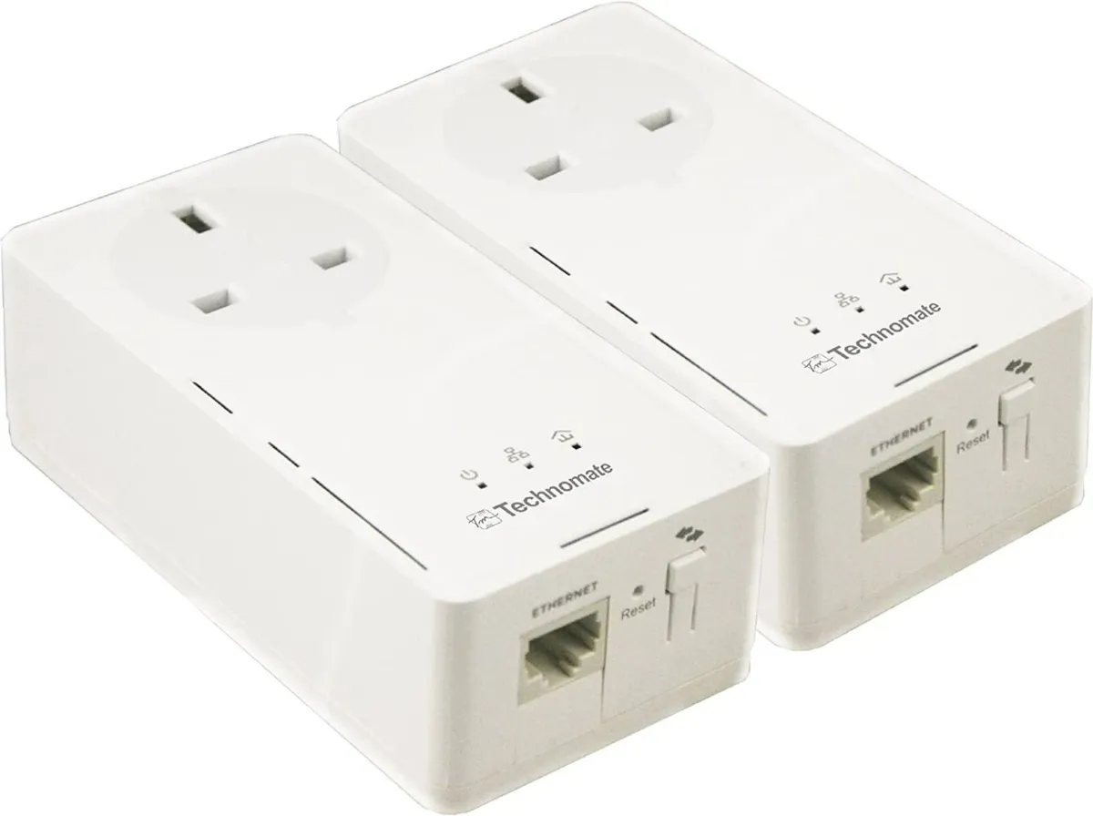 Technomate TM-1200 HPPT Homeplug Powerline Adapter - Image 1