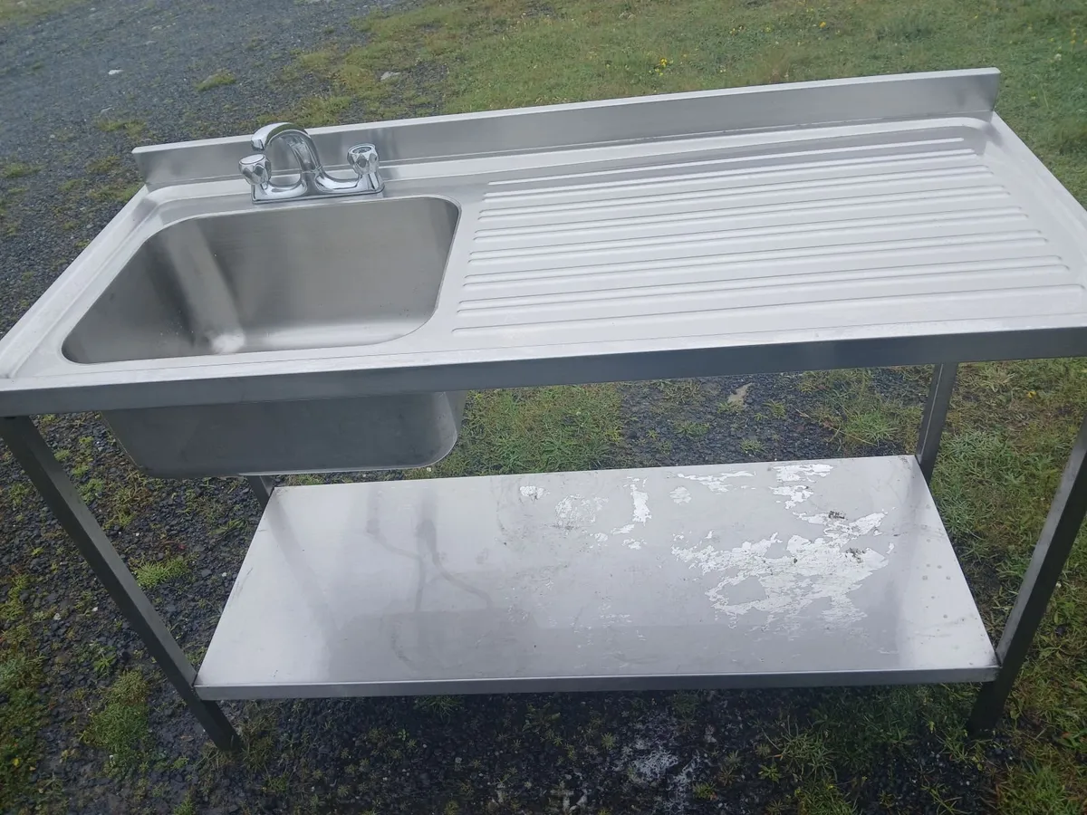 Staneless steel cabbinet sink unit complete - Image 3