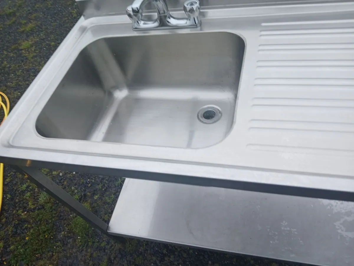 Staneless steel cabbinet sink unit complete - Image 1