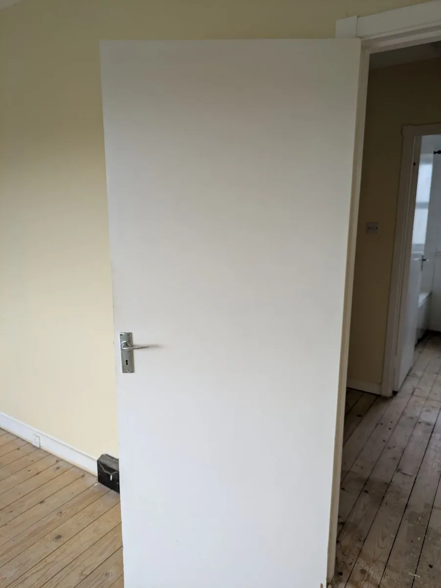 7 x Internal Doors (White, with Handles)