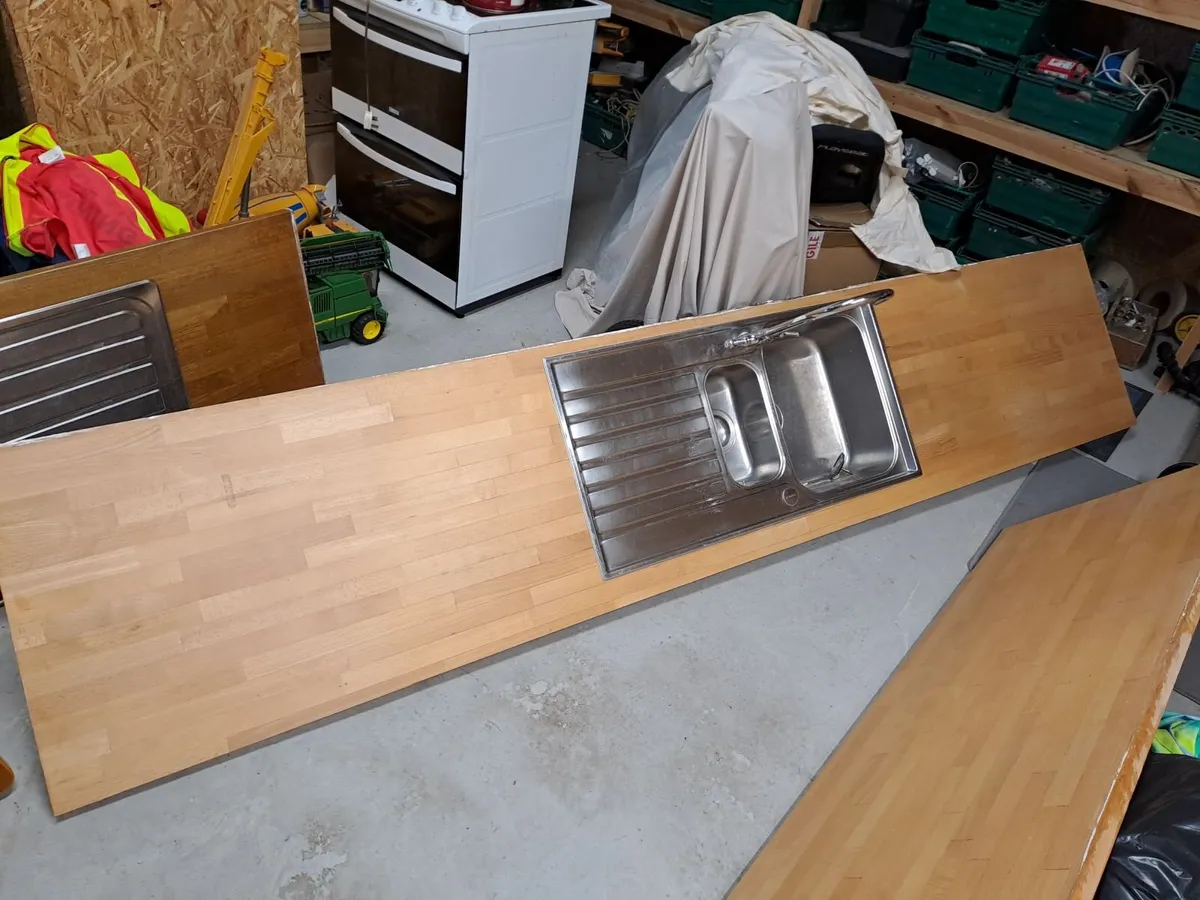 Used kitchen work tops - Image 3