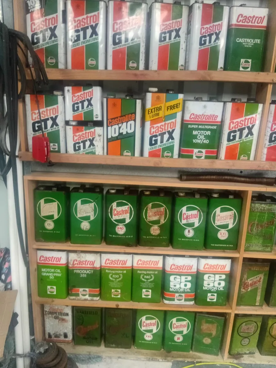 CASTROL OIL 1 GALLON CAN COLLECTION - Image 3