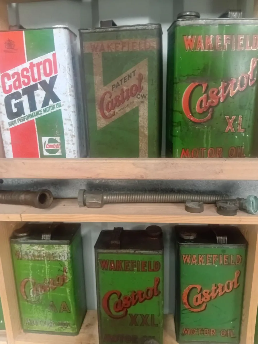 CASTROL OIL 1 GALLON CAN COLLECTION - Image 2