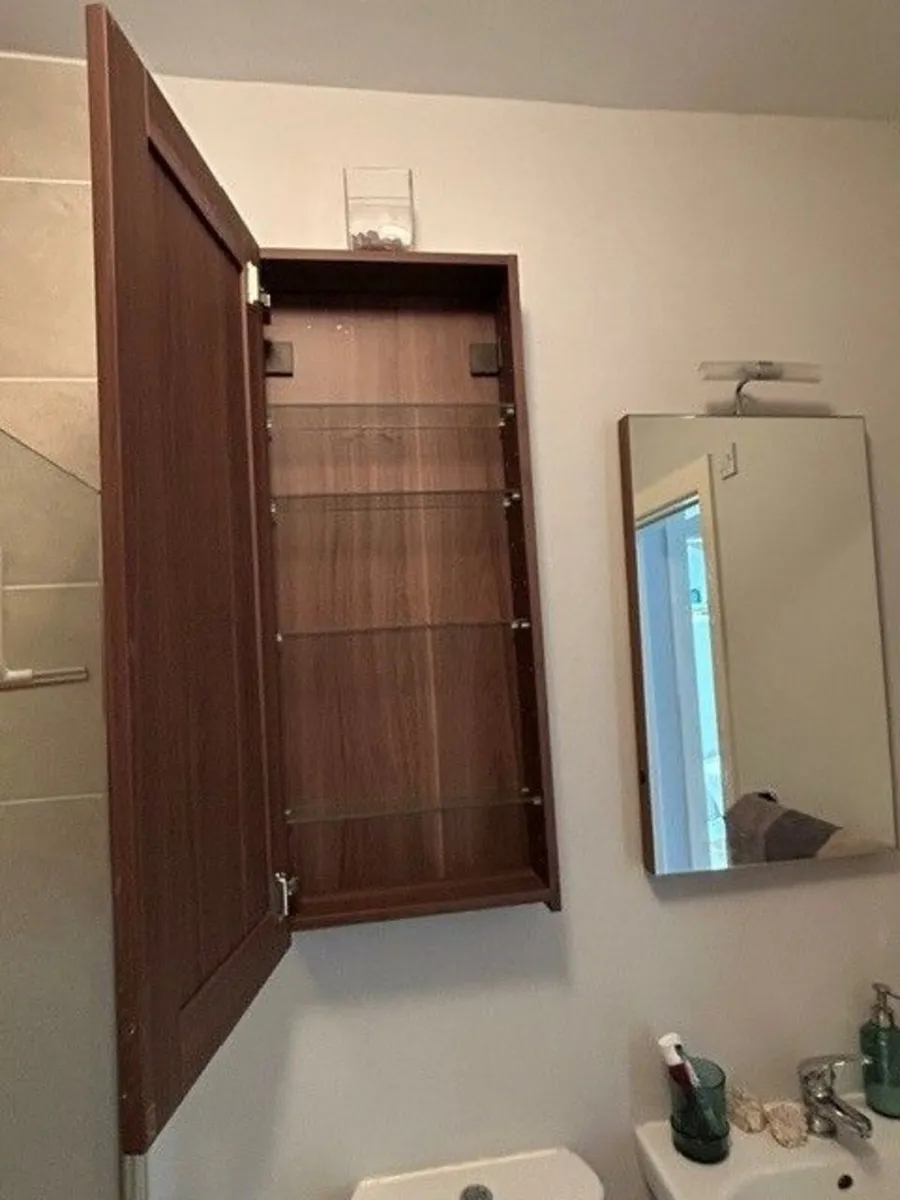 2 bathroom wall cabinets & mirrors - Image 2