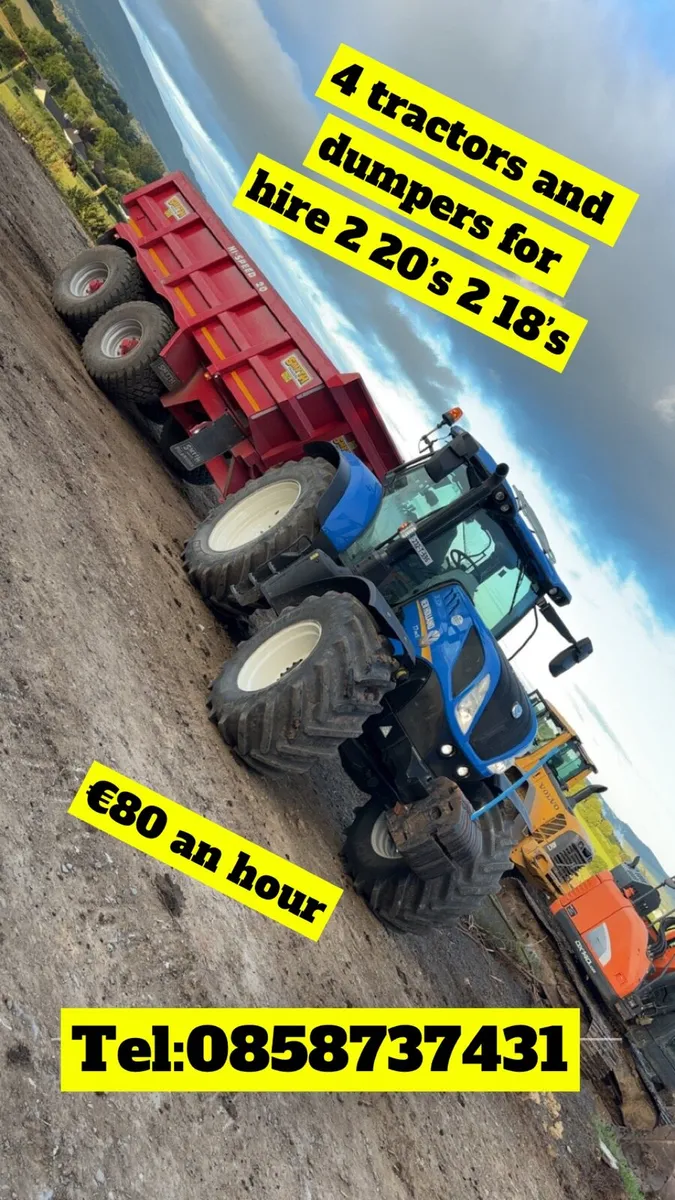 Tractors and Dumpers for Hire - Image 2