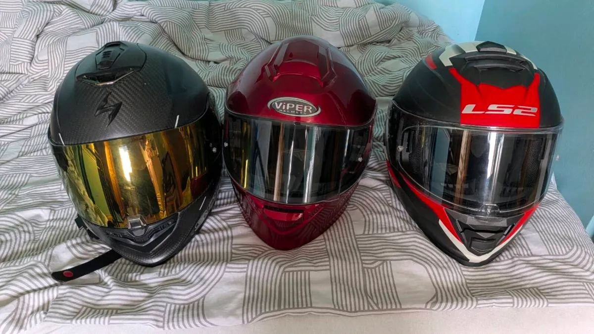 Motorcycle clothing and helmets - Image 1