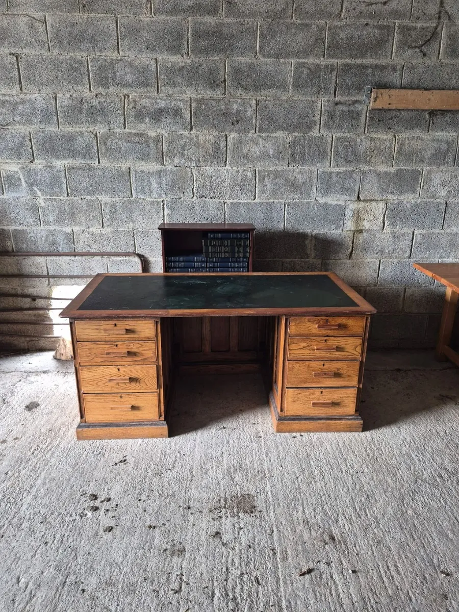 Desk for office - Partner Desk (Oak) - Image 4