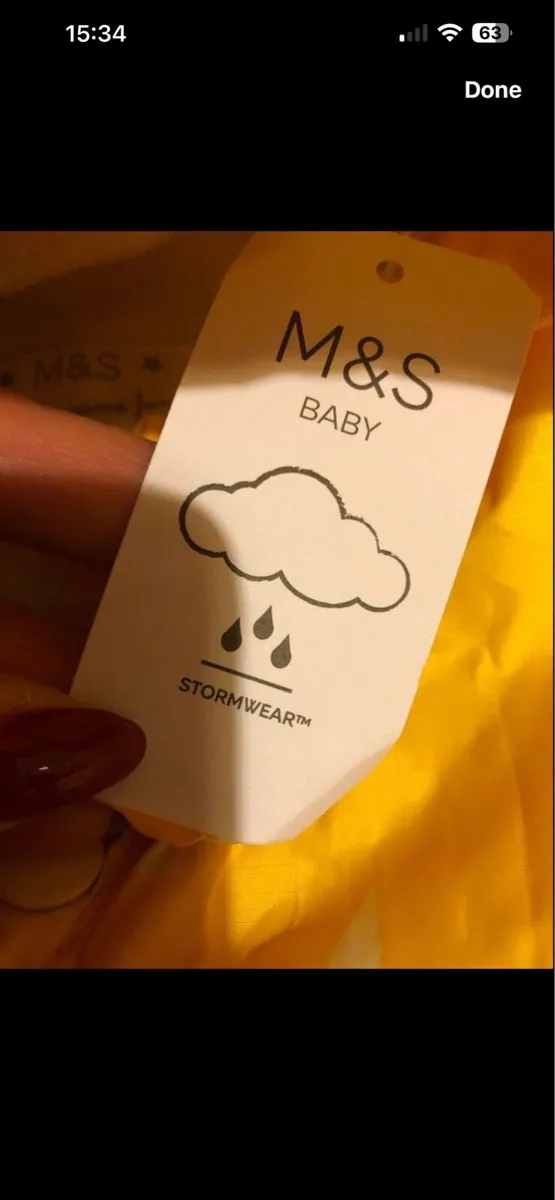 Girls BNWT rain suit 9/12 mths €10 - Image 4