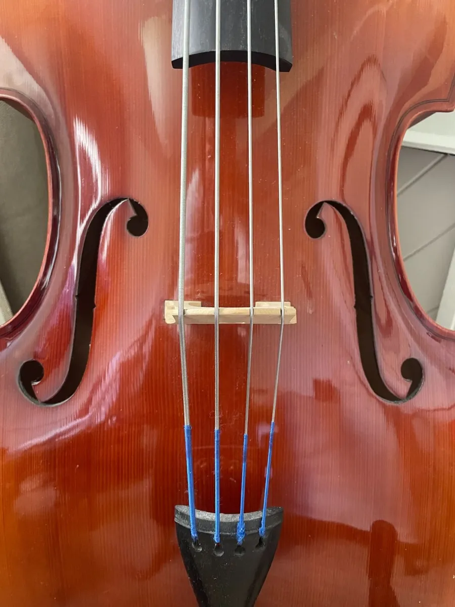 1/8 Double Bass for Kids age 9-12 with bow - Image 4