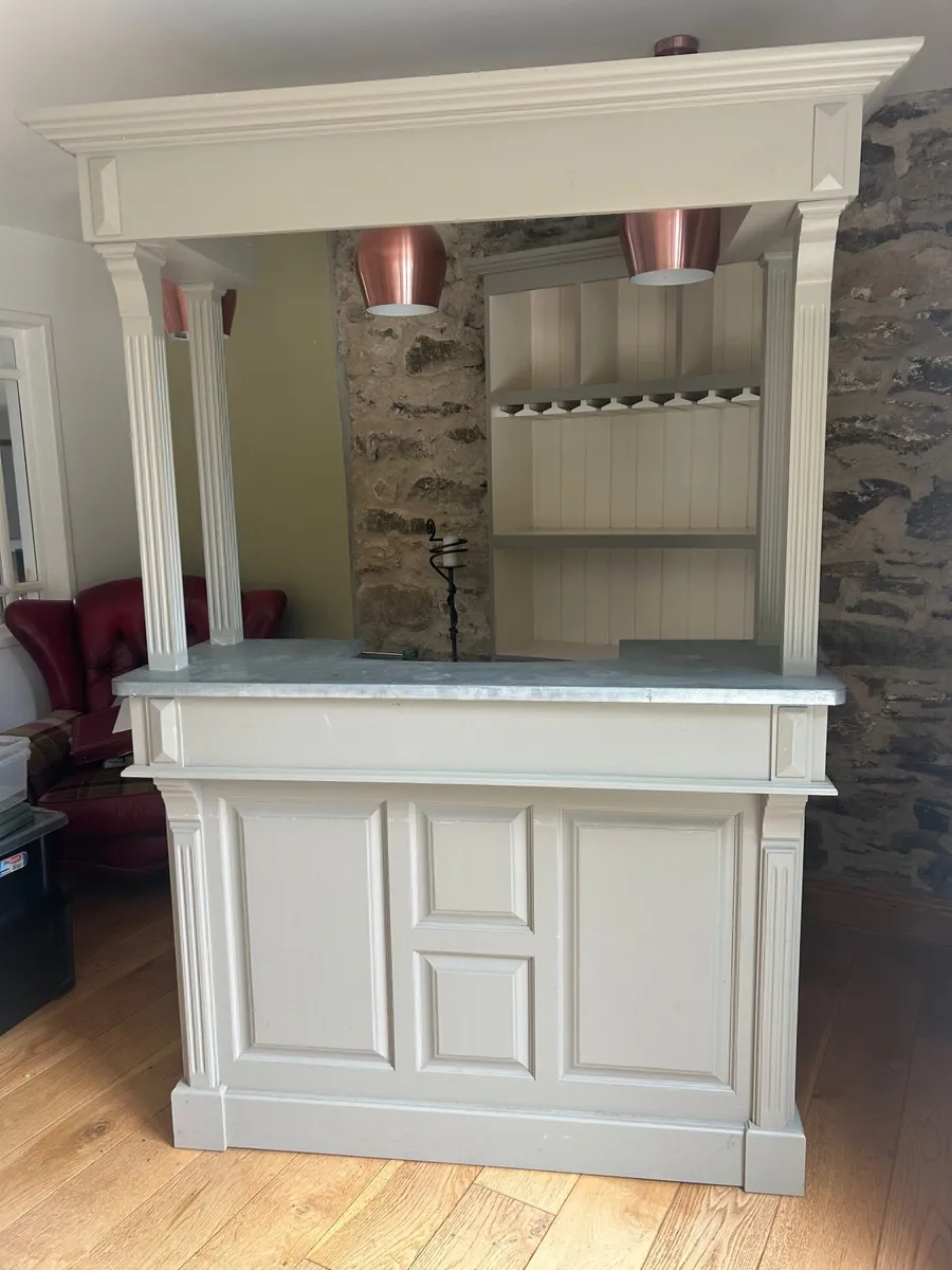 Home bar and stools - Image 3