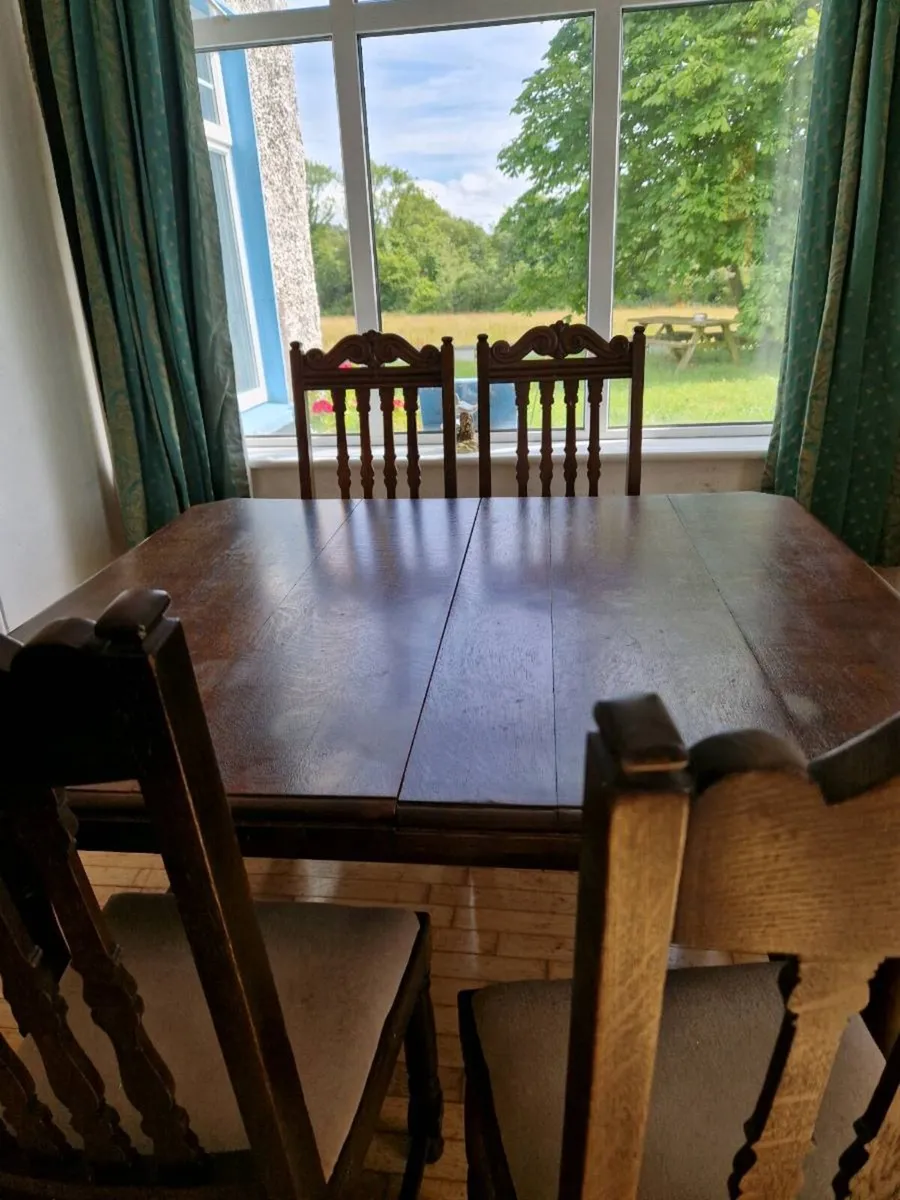 Extending Dining Table & Six Chairs - Image 2