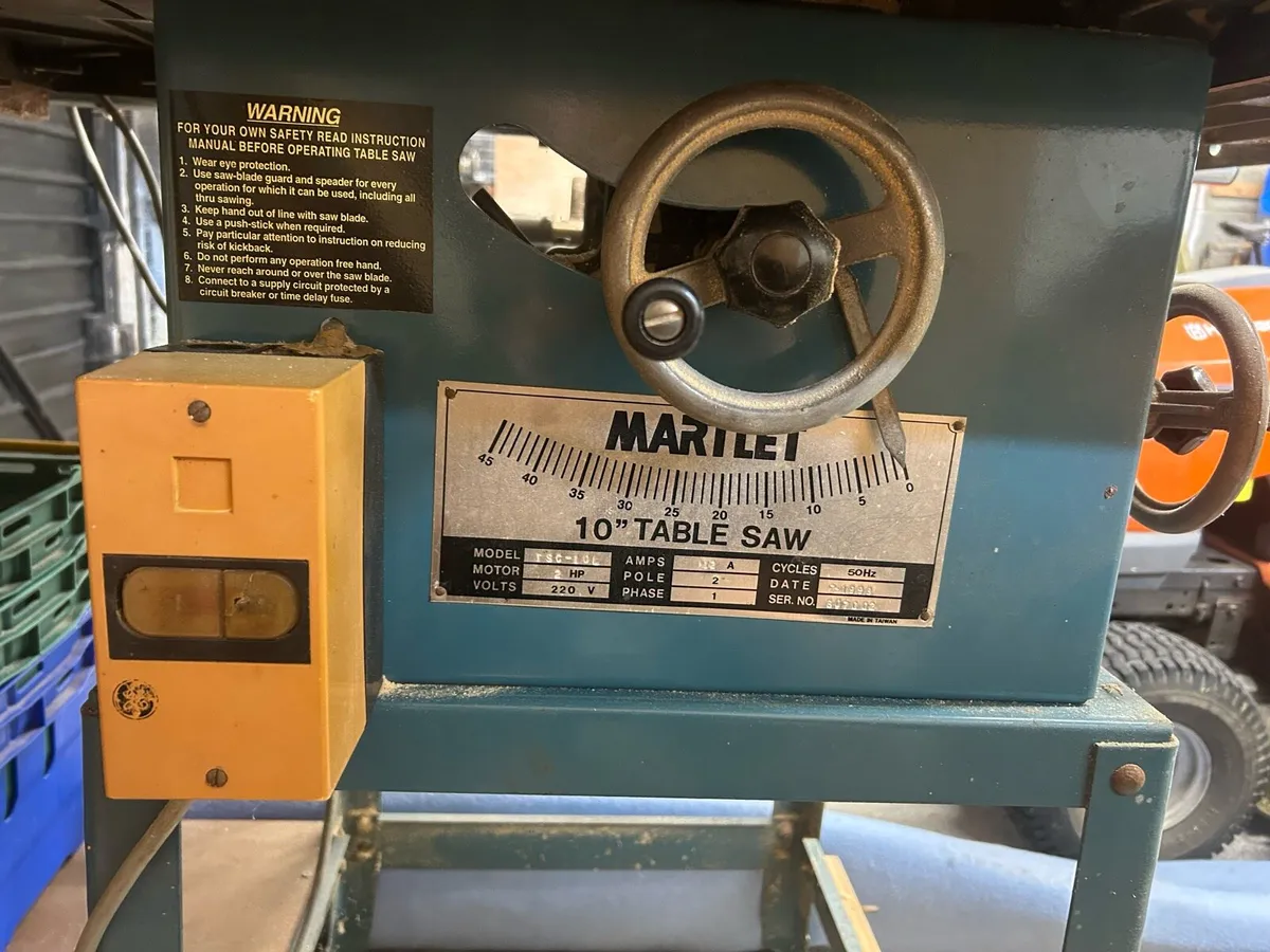 Cast Iron Table Saw - Image 2
