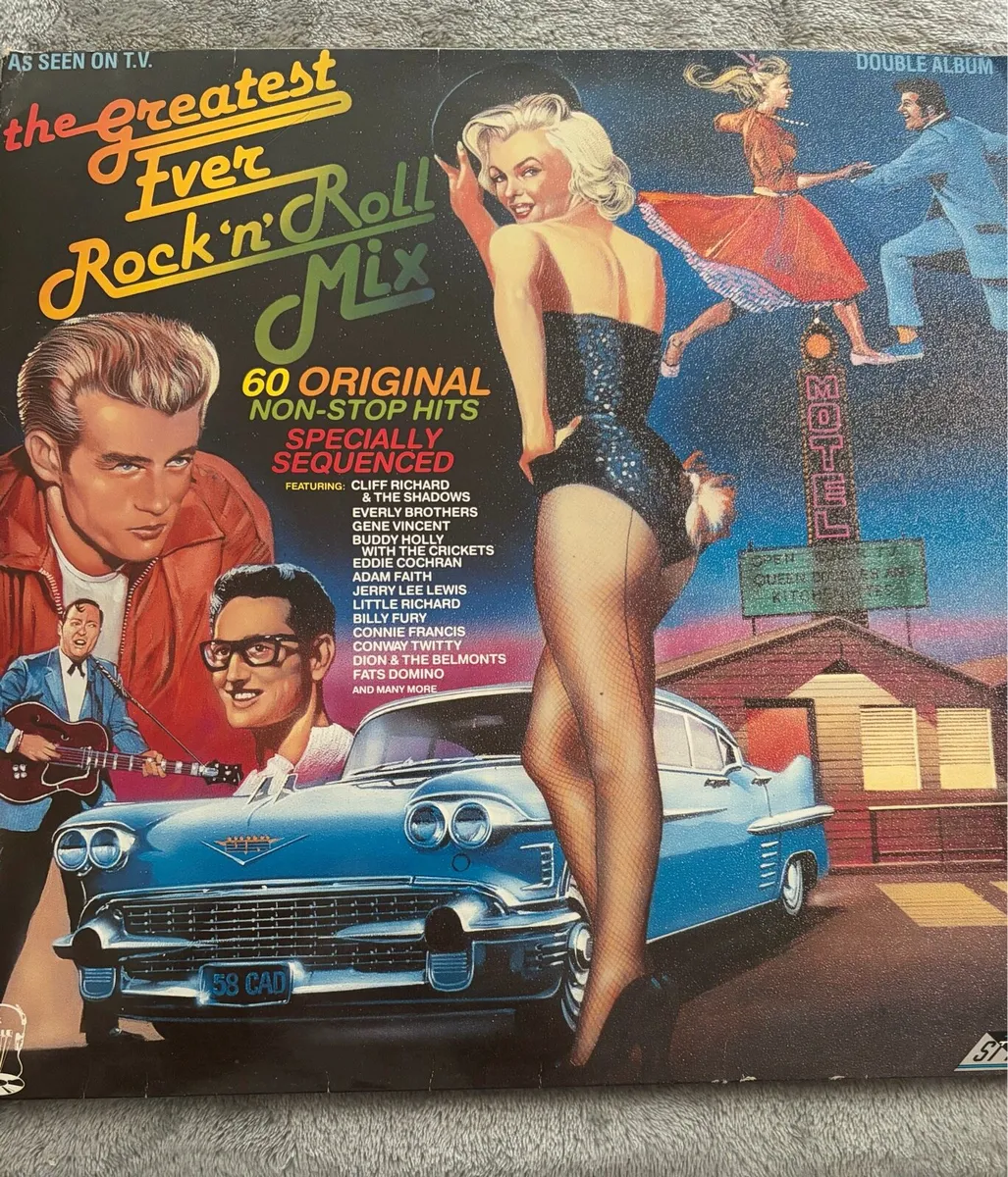 2 Classic Rock 'n' Roll Vinyl LPs - Image 1