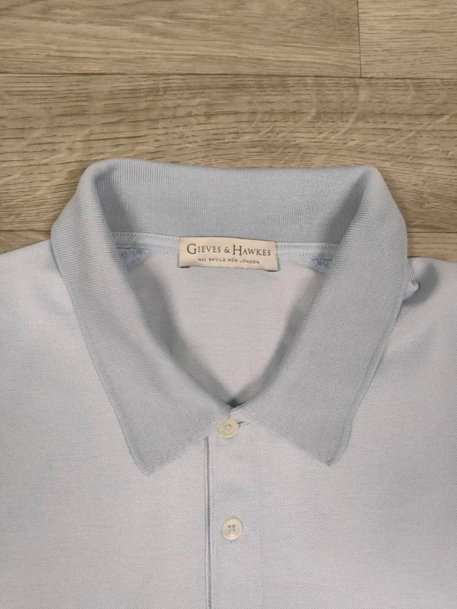 Gieves & Hawkes Savile Row London Polo Shirt XL - Image 4