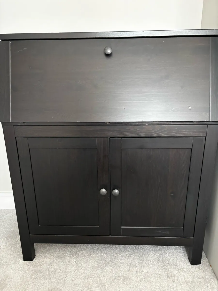 IKEA Bureau desk in dark brown/black - Image 2
