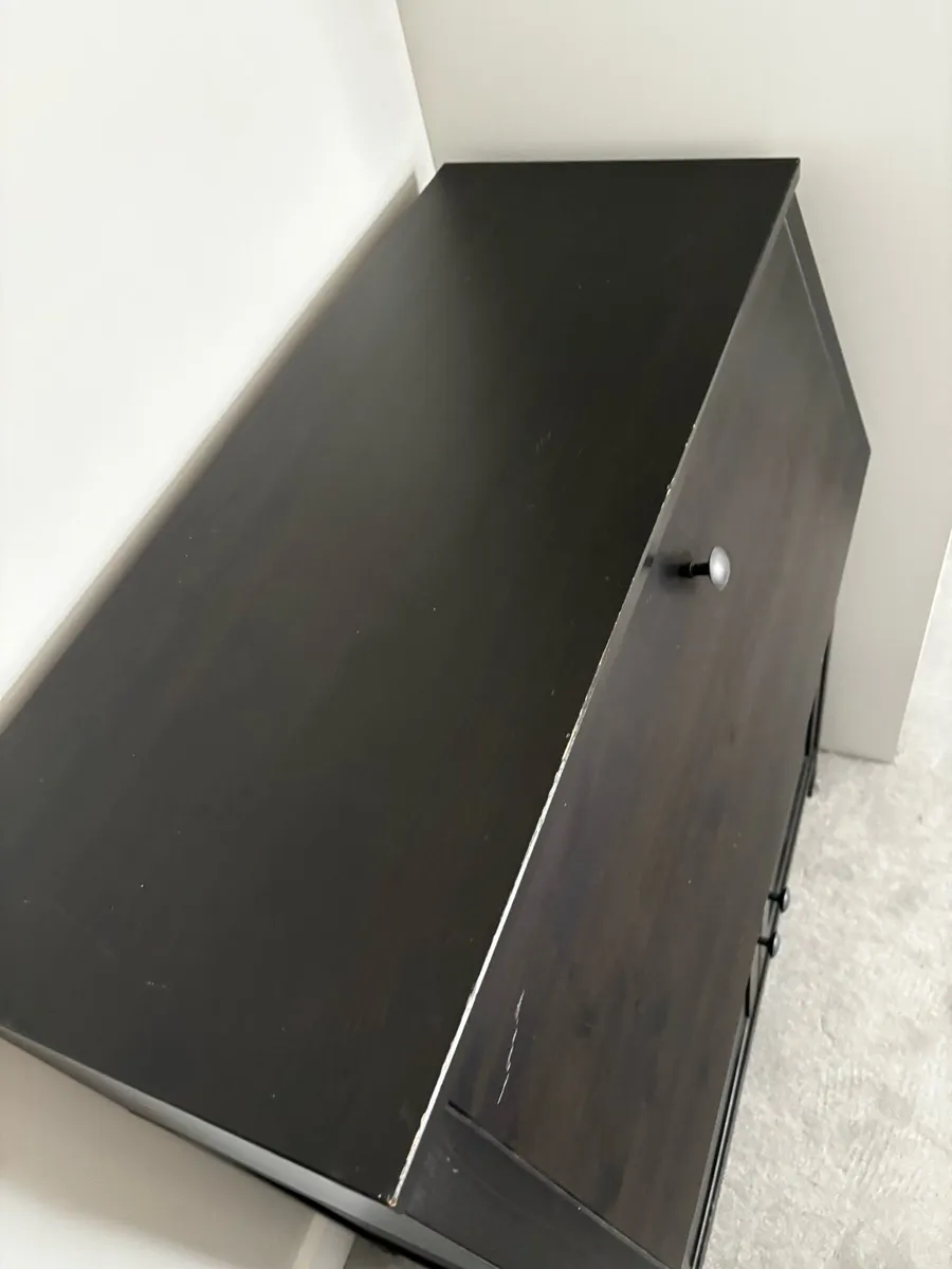 IKEA Bureau desk in dark brown/black - Image 3