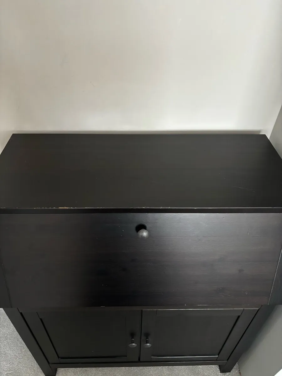 IKEA Bureau desk in dark brown/black - Image 4